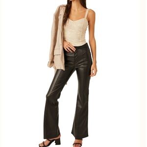 Free People - faux leather pants